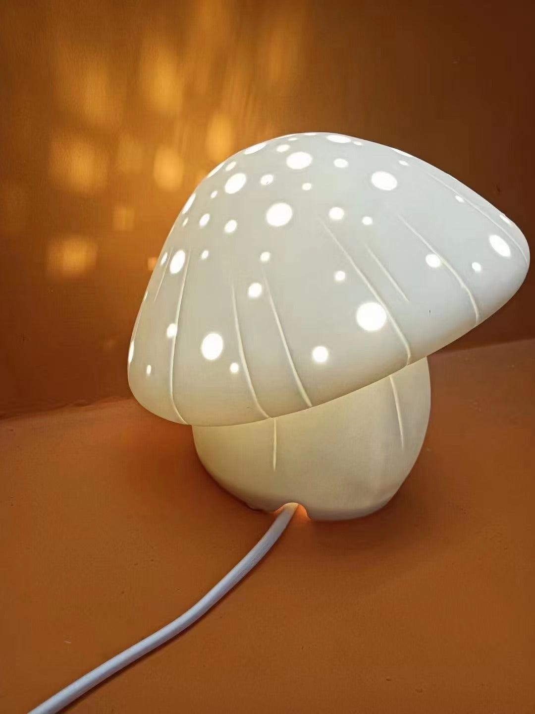 Cartoon Mushroom Skeletonized Table Lamp M363