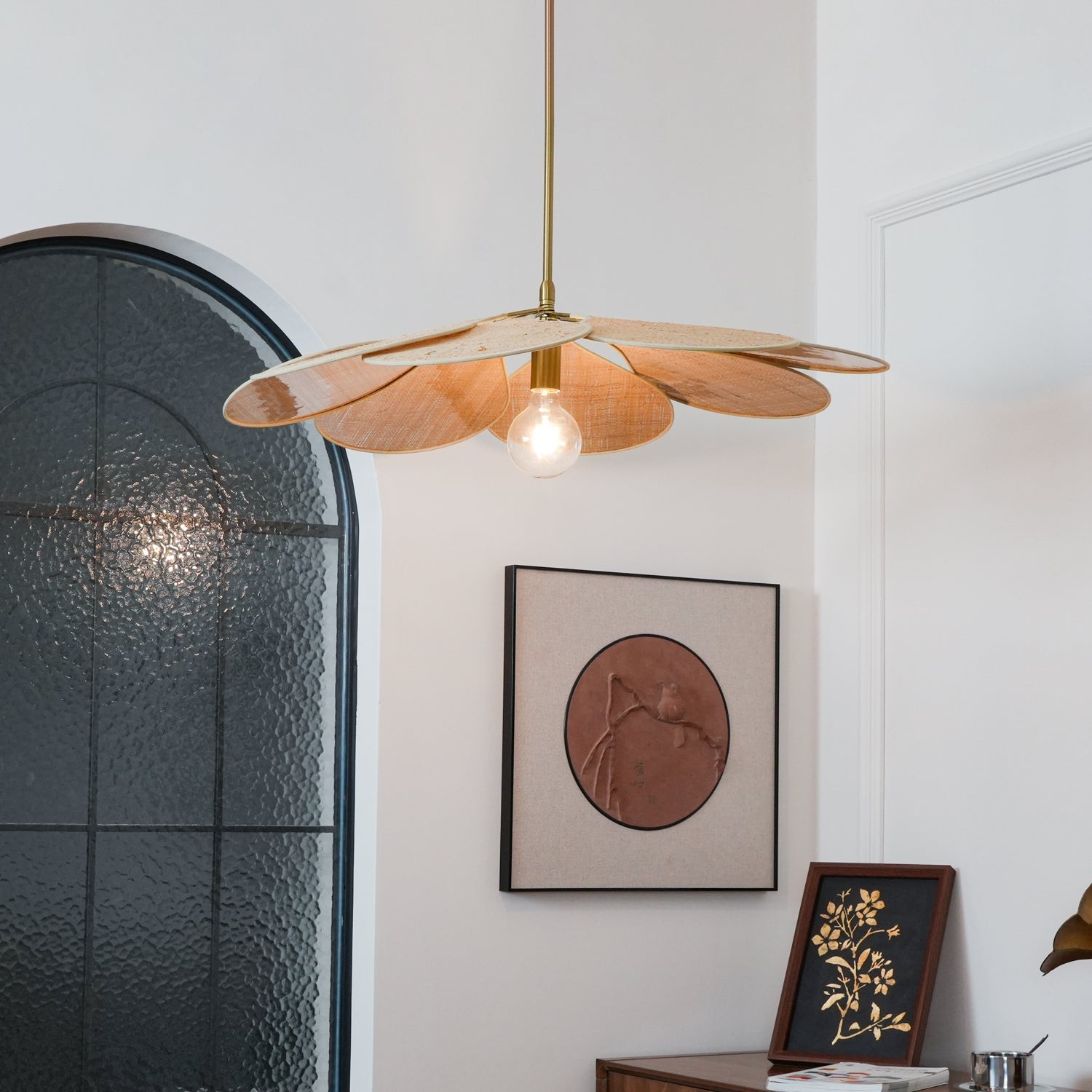 Petals Bloom Rattan Pendant Lamp M428
