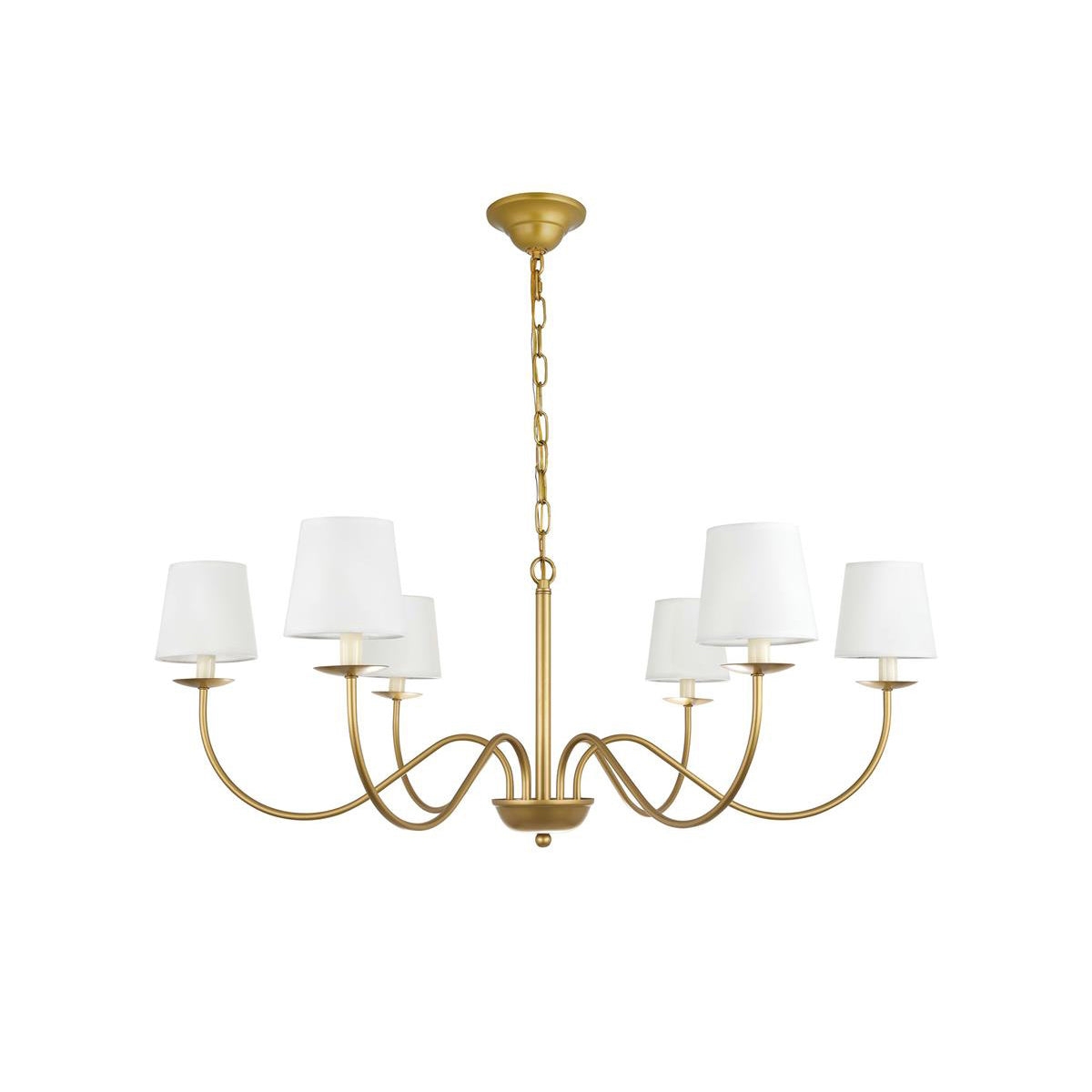 Eclipse Brass Chandelier T1736