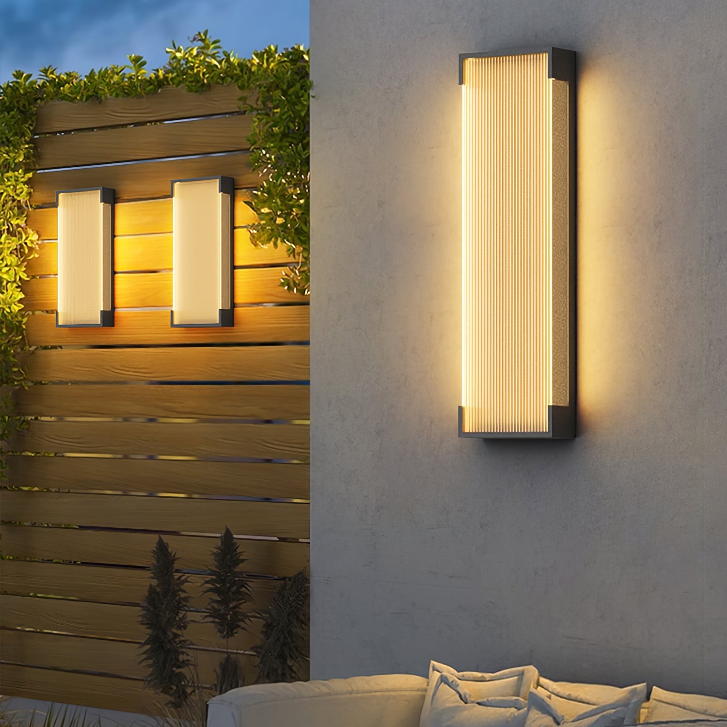 Rectangular Outdoor Wall Light M328