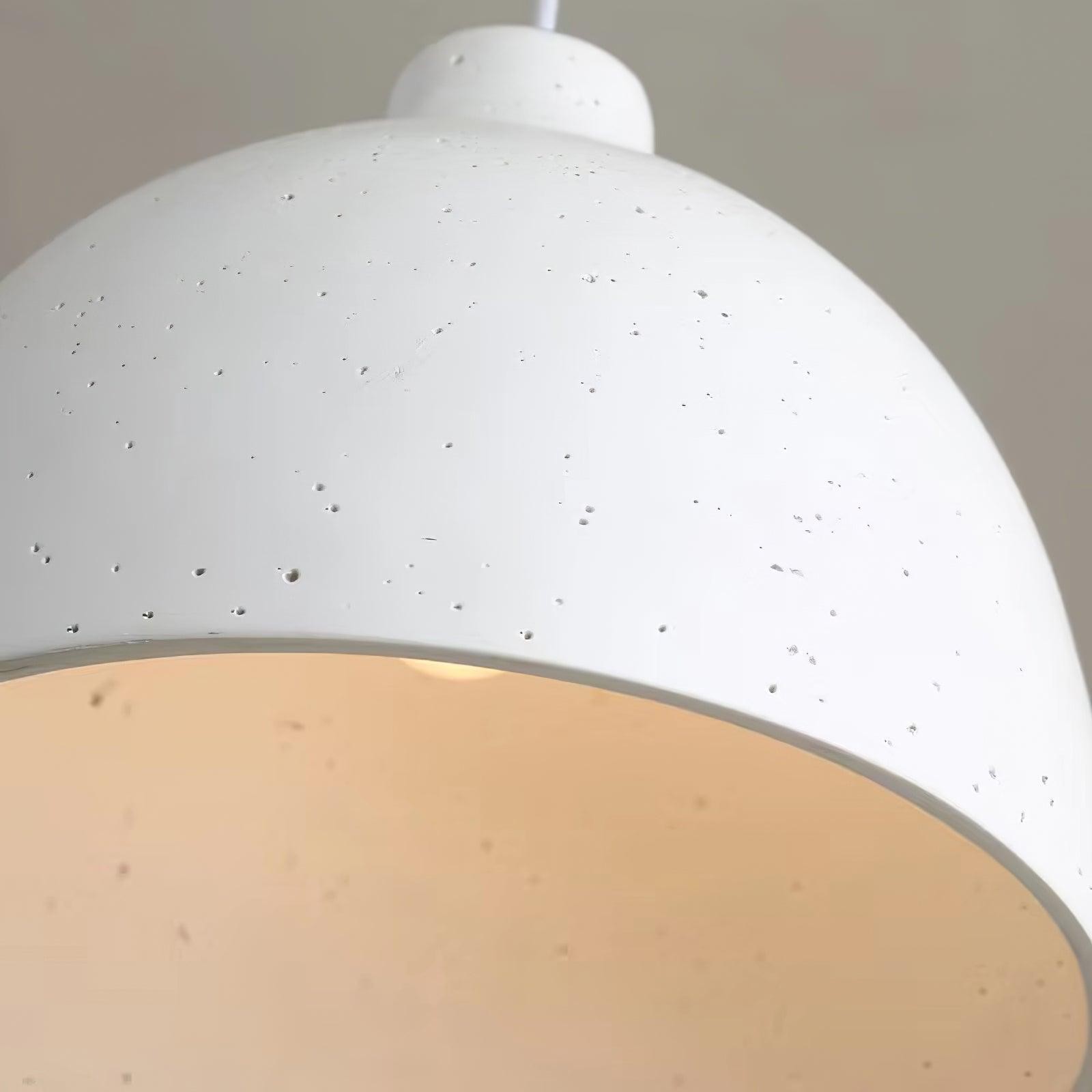 Modern Minimalist Industrial Resin Bowl LED Pendant Light M327