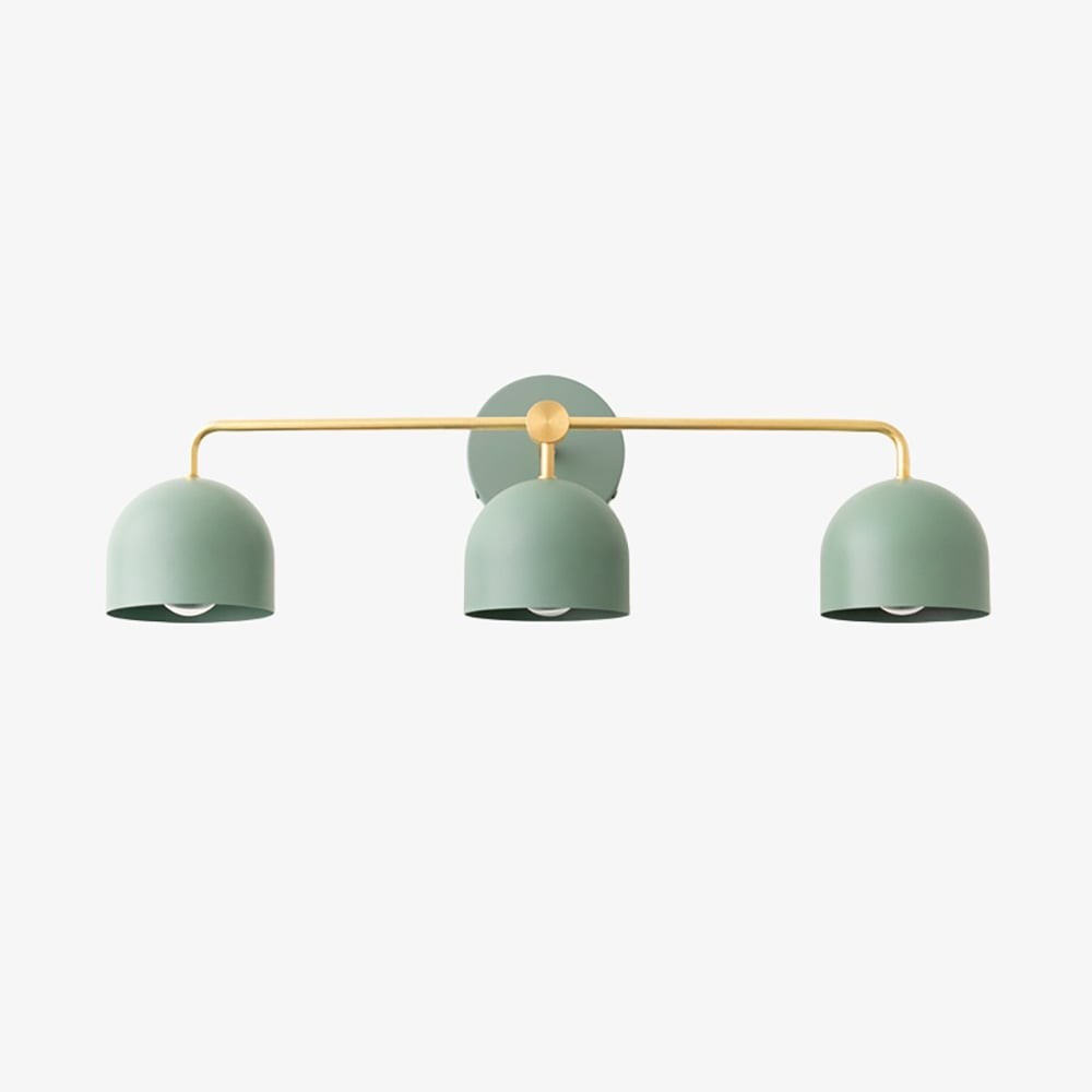 Metio Dome Farmhouse Wall Lamp - Metal Bathroom Mirror Sconce Light T450