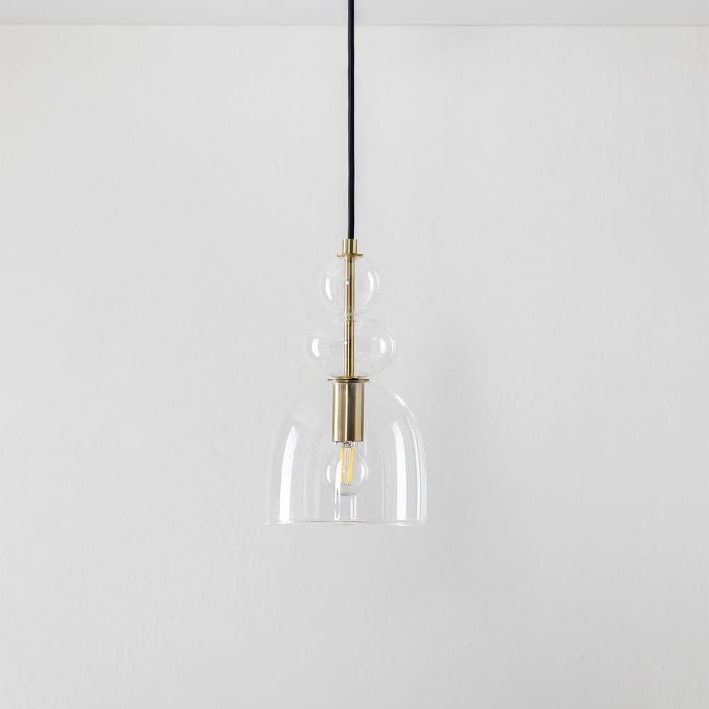 Contemporary Glass Lamp – Soft Glow for Modern Interiors S243