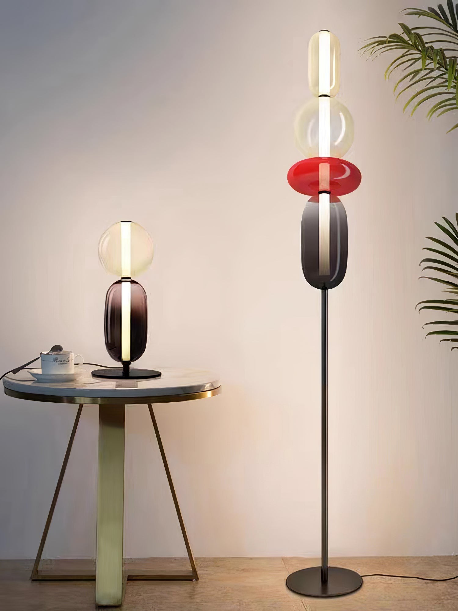 Nordic Minimalist Creative Luxury Gourd Glass Table Lamp M382