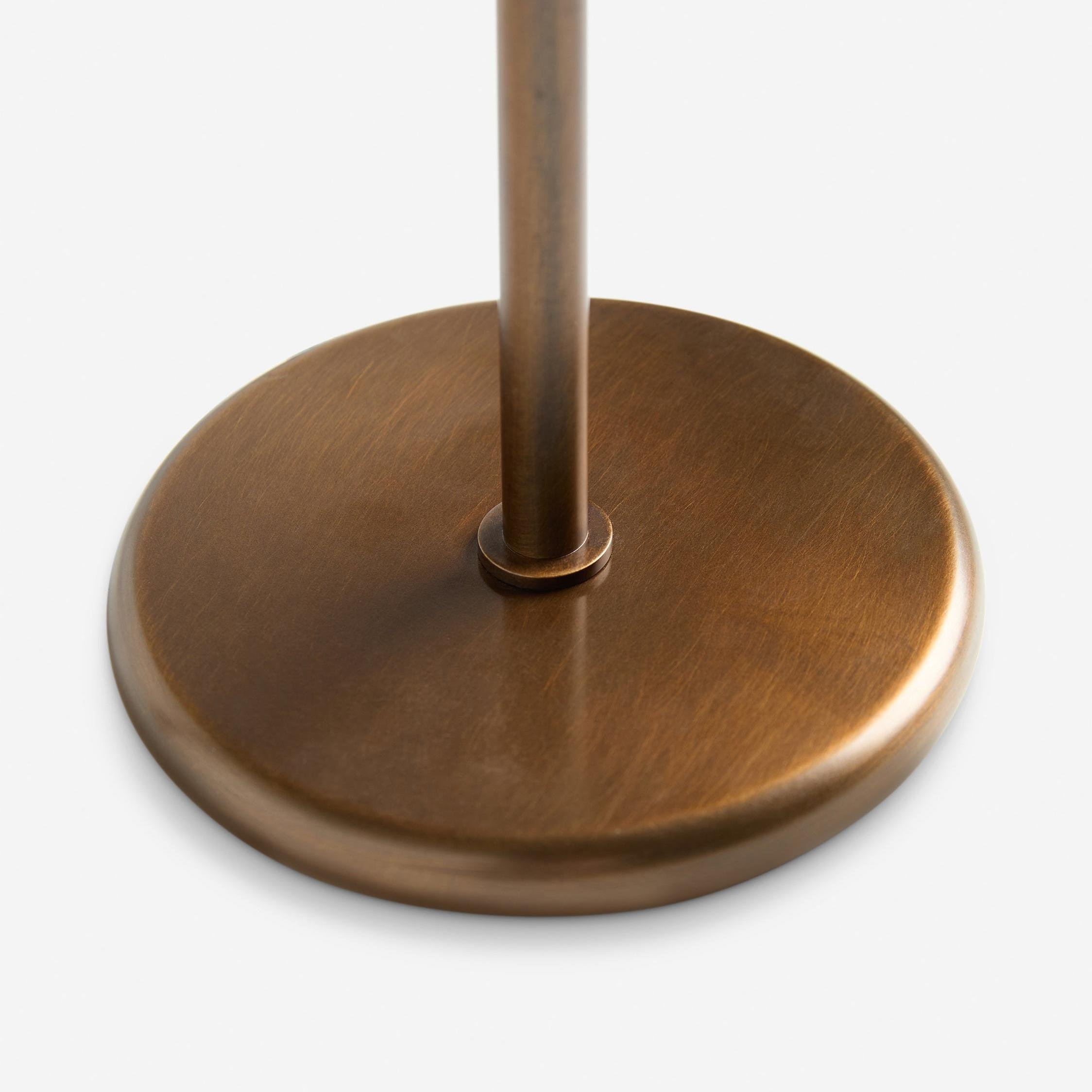 Lustrona Perforated Shade Brass Desk Lamp - Modern Vintage Accent Light T692