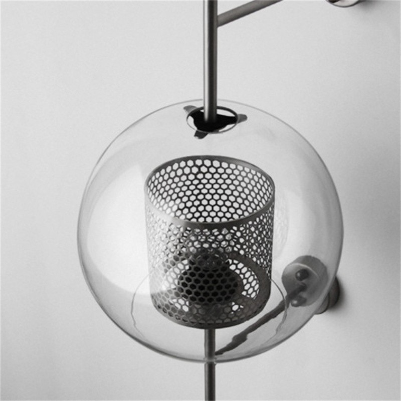 Vintage Modern Chiswick Glass Wall Lights for Bedside Living Room