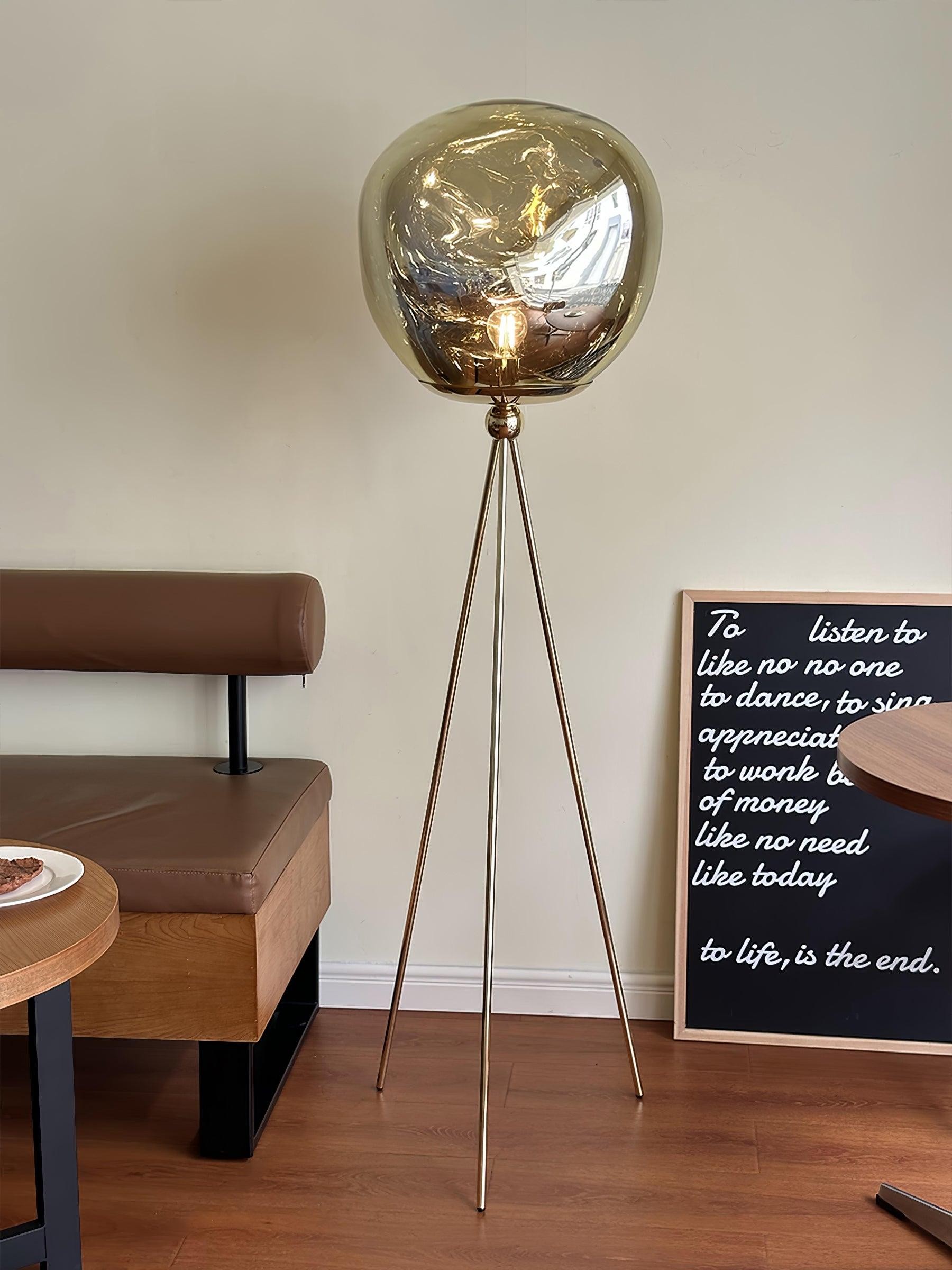 Tripod Irregular Lava Floor Lamp M216