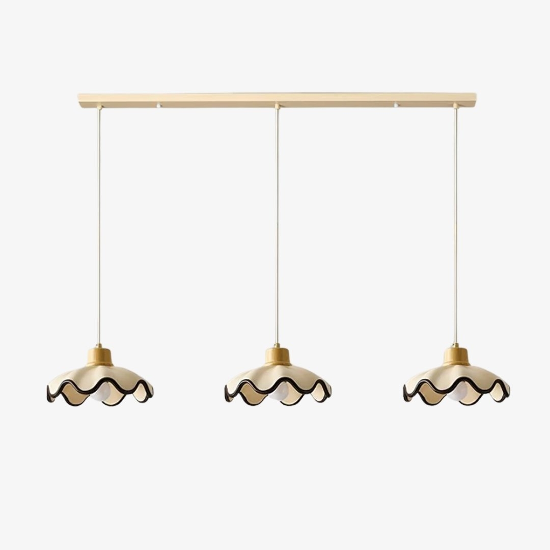 Moliro Modern Wavy Pendant Lamp – Minimalist Hanging Light T515