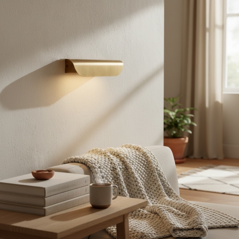 Hidra Modern Metal Wall Sconce - Minimalist Down-Light Sconce for Modern Homes T737