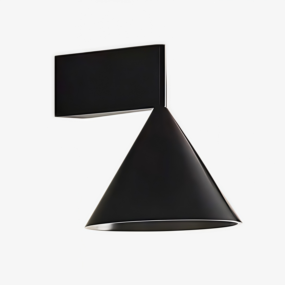 Metorq Sculptural Cone Wall Lamp - Minimal Wall Sconce for Entryway T1197