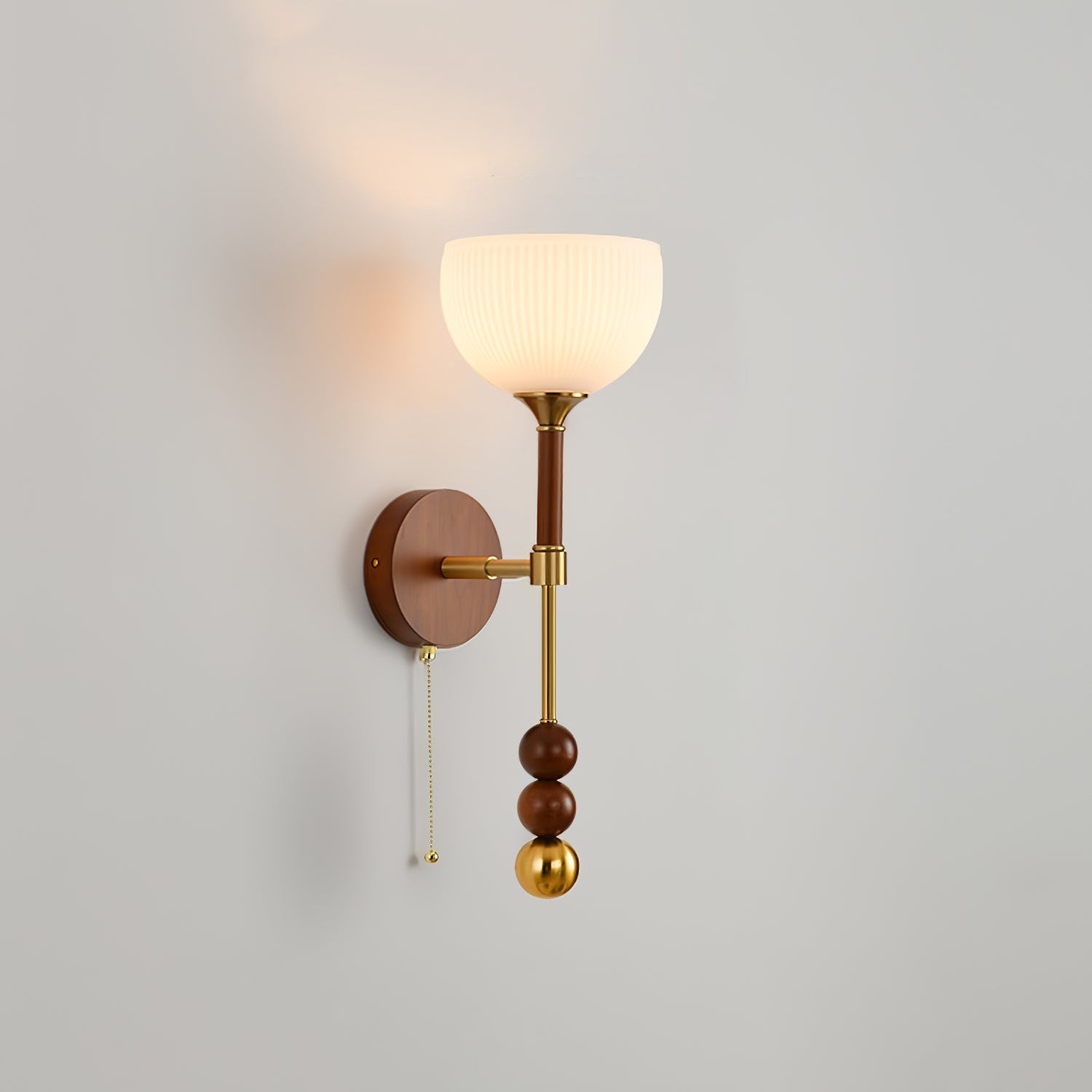 Retro Solid Wood Series Wall Lamp M419
