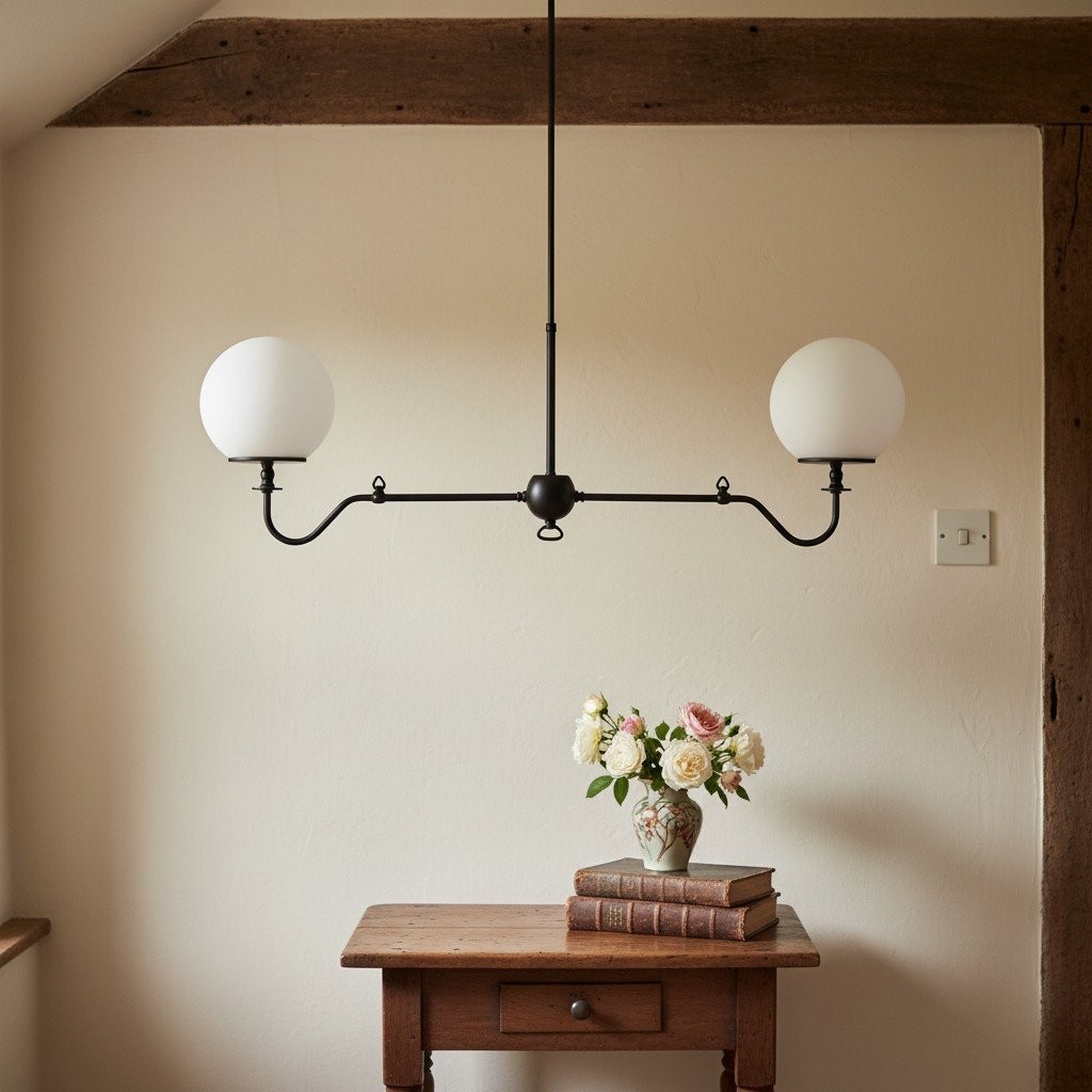Glorica Glass Brass Chandelier Lighting - Contemporary Glass Multi-Light Hanging Fixture T405