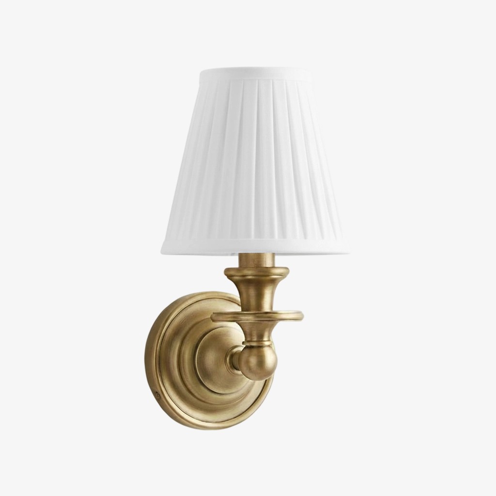 Kalvora Fabric Shade Wall Sconce - Stylish Modern Light for Bedroom T090