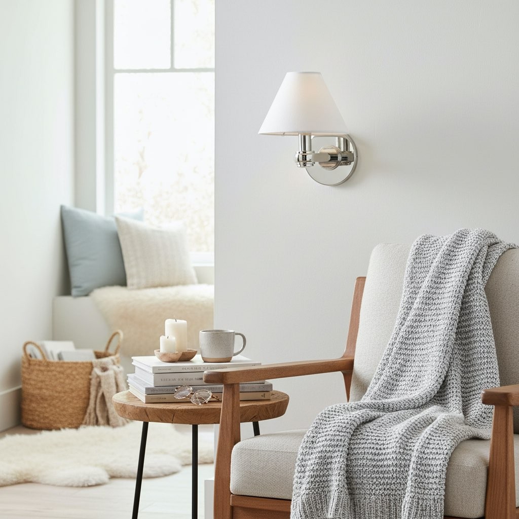 Modern Metal Wall Sconce – Adjustable Arms for Hallways T424