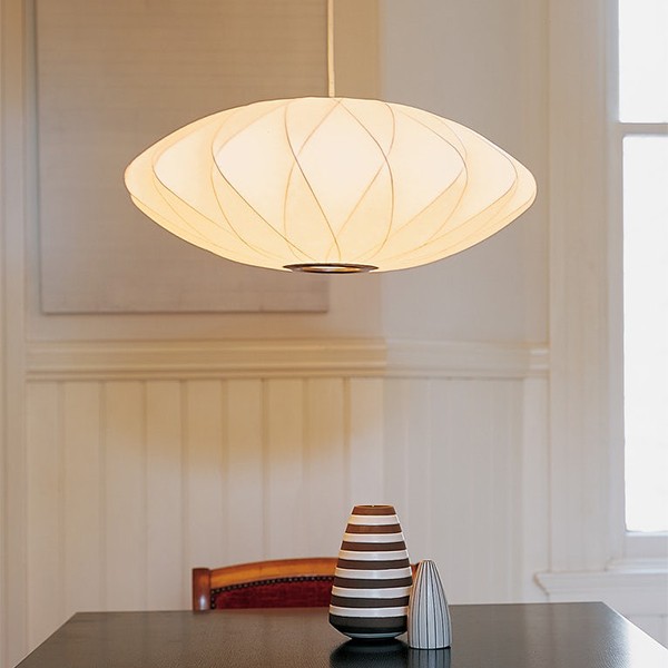 Saucer Bubble Pendant Lamp - Elegant Silk Design for Modern Interiors