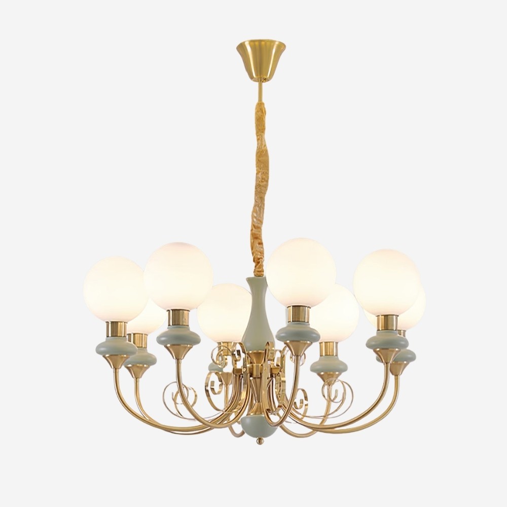 Modern Chandelier with Graceful Silhouette for Ambient Light S219