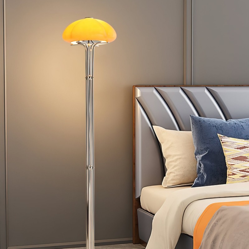 Pumpkin Glass Floor Lamp M176