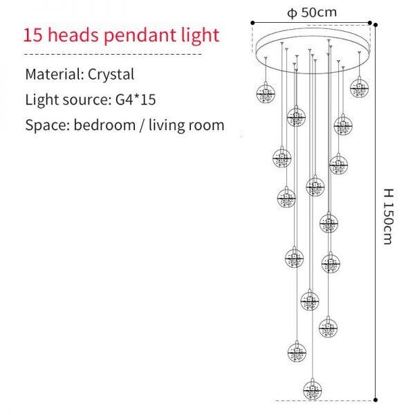 Crystal Pendant Light