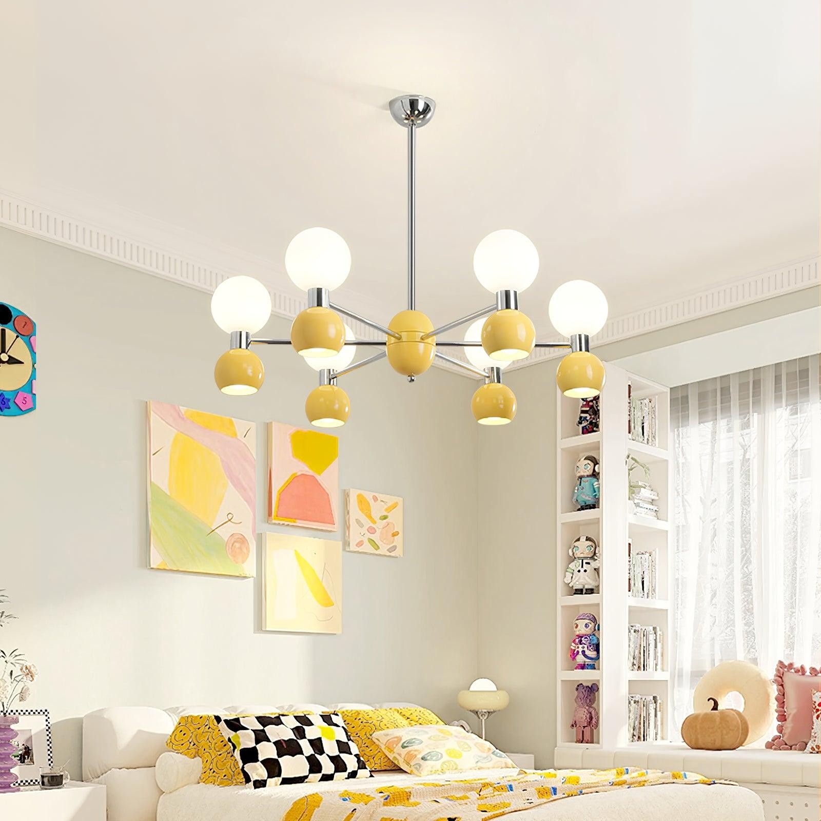 Modern Minimalist Multiple Head Metal Chandelier M212