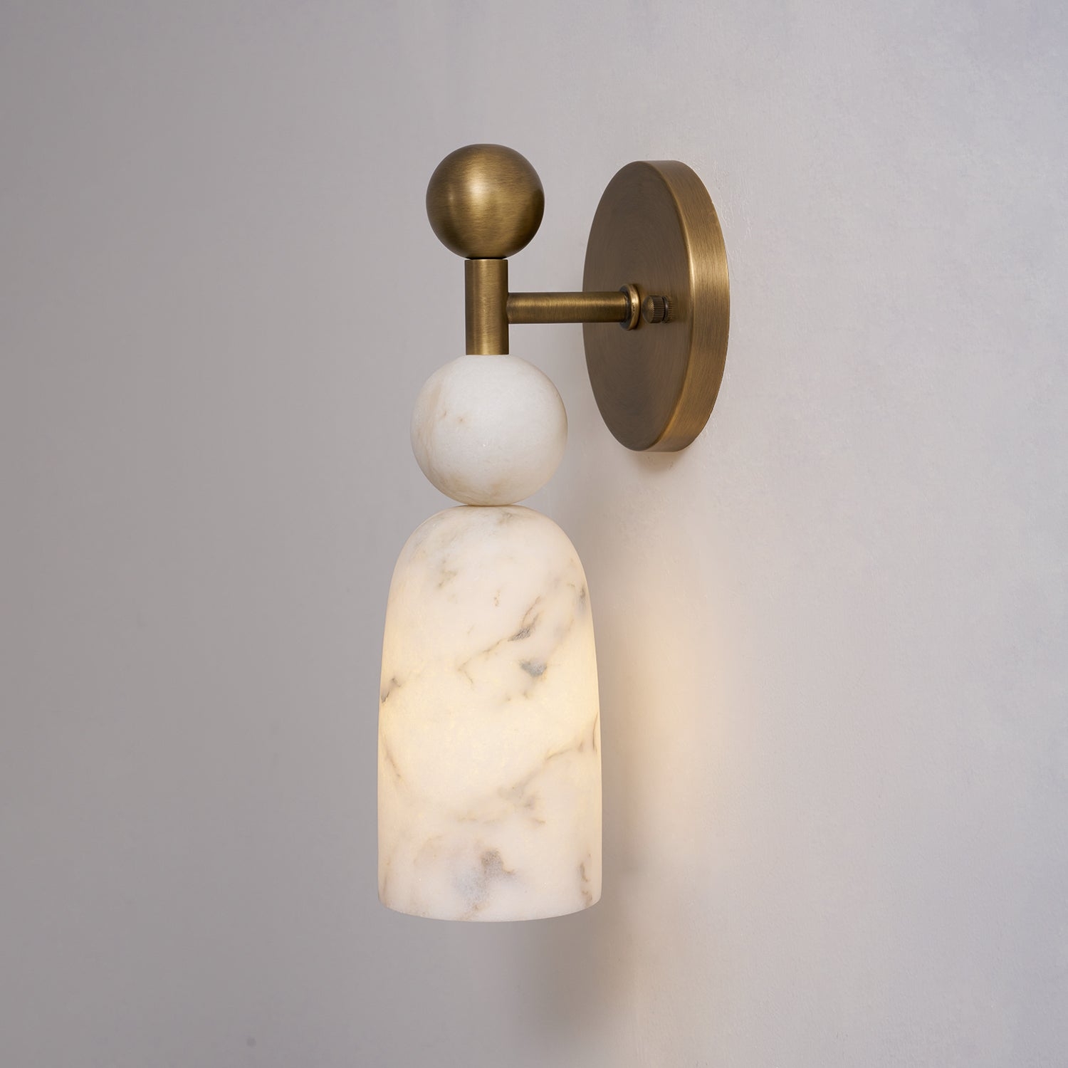 Flume Alabaster Wall Lamp T1989