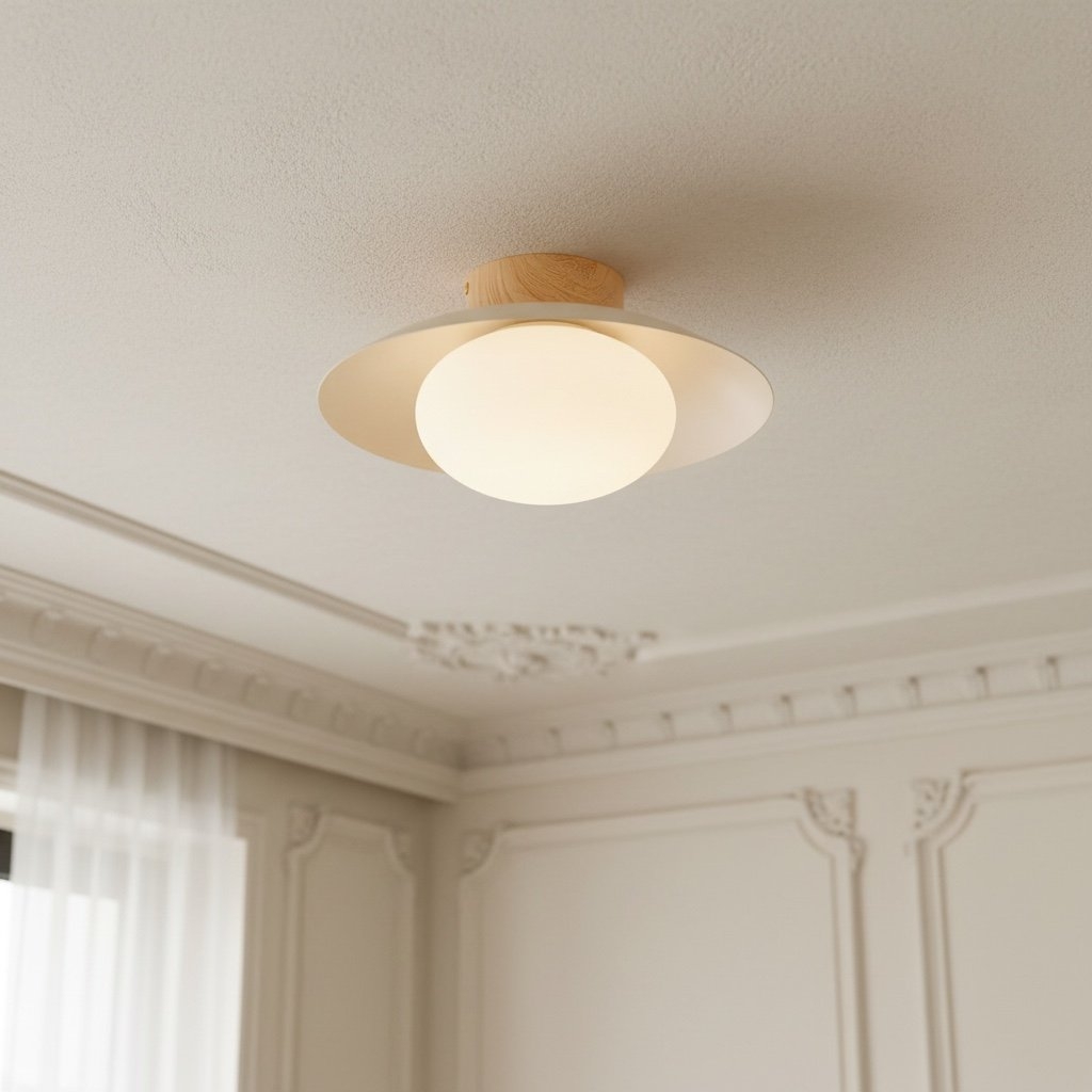 Oribela Globe Ceiling Light - Sculptural Modern Flush Mount for Kitchen T508