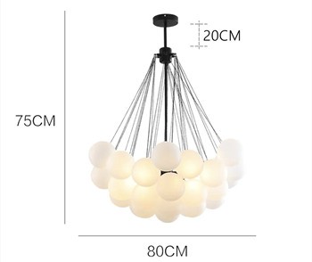 Cloud Orb Chandelier