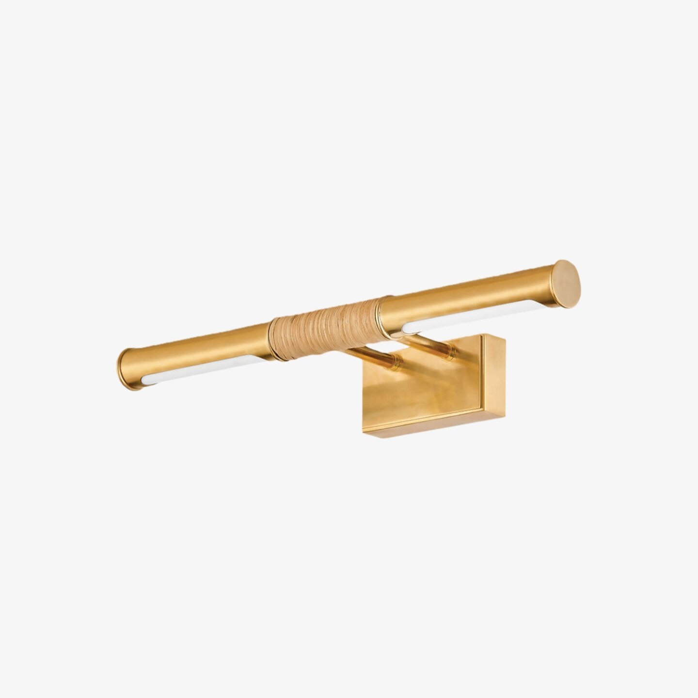 Aurix Picture Light - Slim Wrapped‑Center Bar Design Metal Finish Wall Lamp for Gallery T602