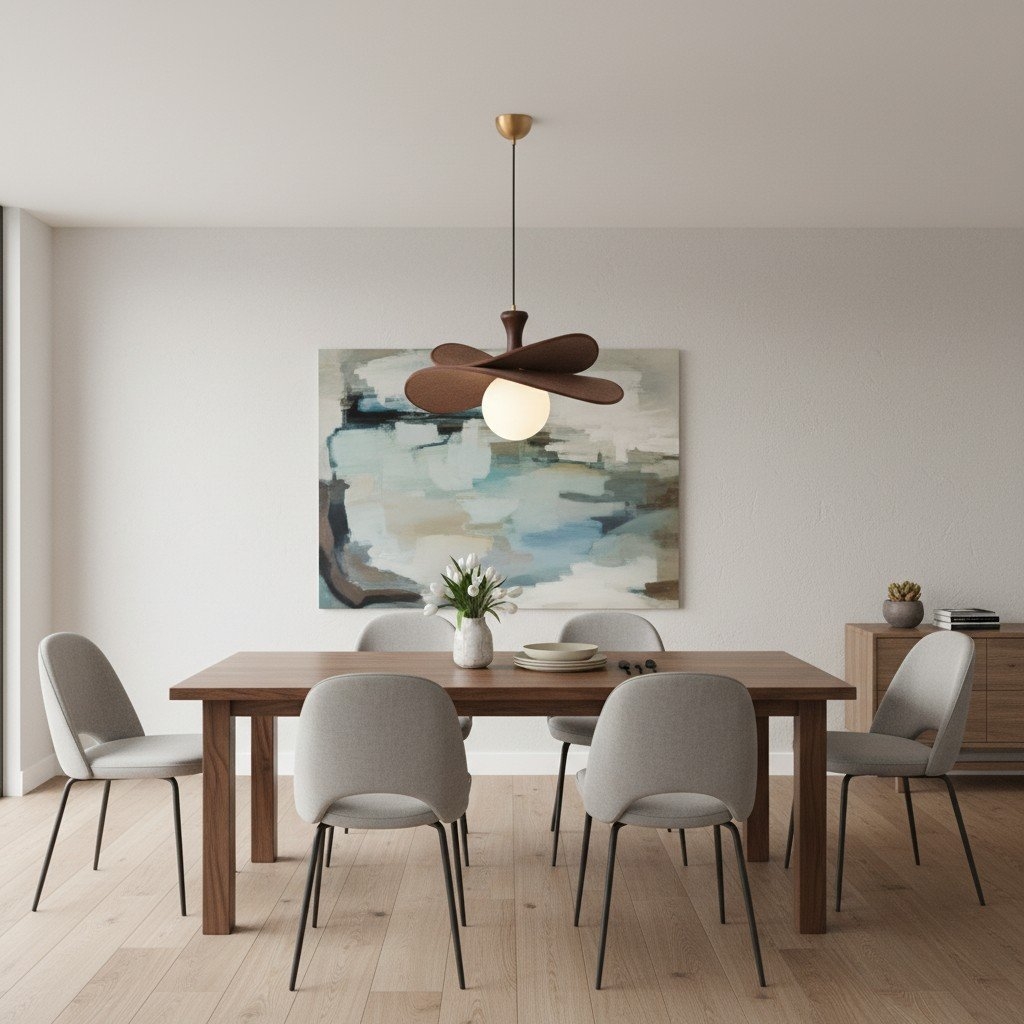 Orrise Sculptural Flower Pendant Light - Modern Fixture for Entryways T529