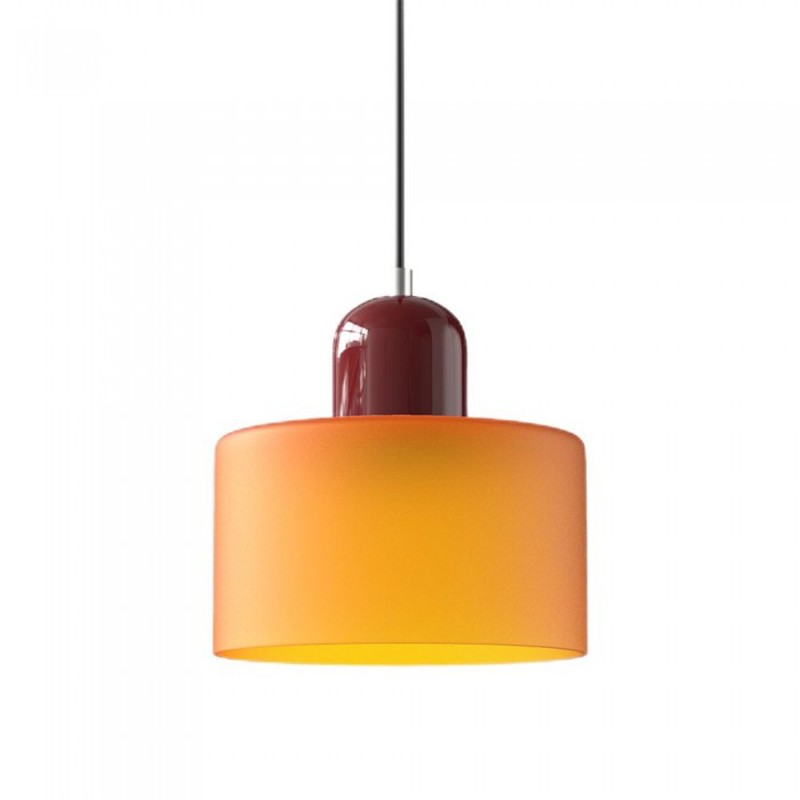 Nordic Morandi Cylinder Glass Pendant Light S66