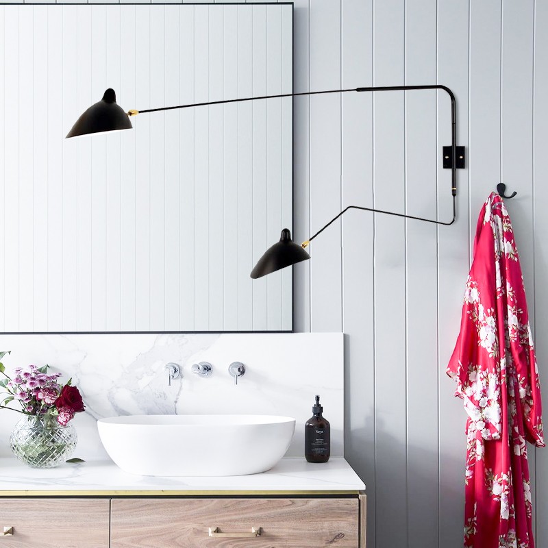 Arclume Modern Wall Light - Modern Adjustable Sconce for Living Room