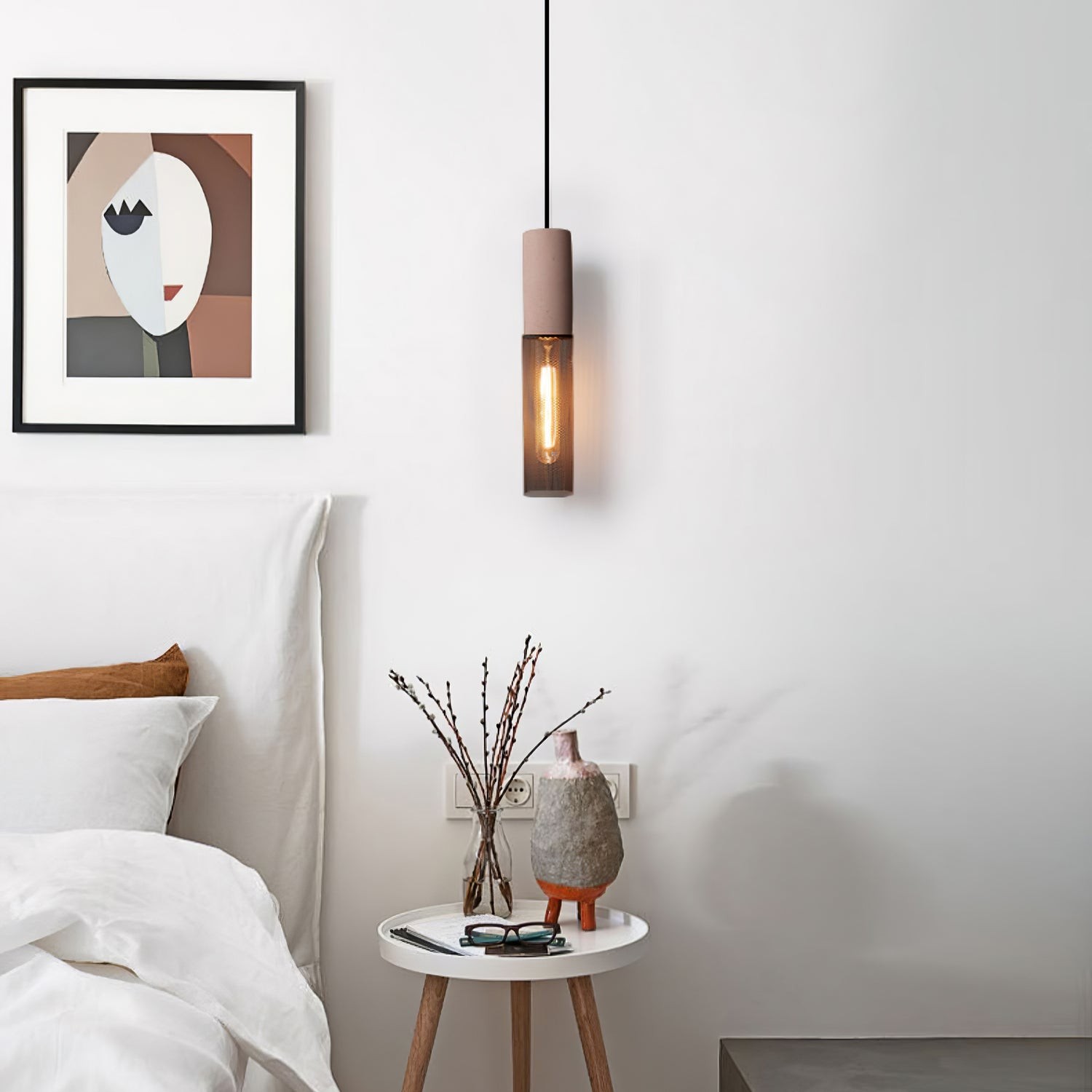 Cement Mesh Pendant Light M566
