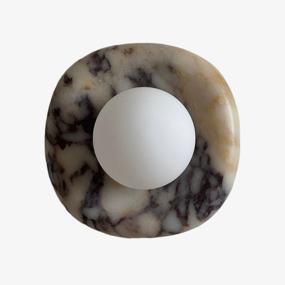 Oria Jade and Alabaster Wall Lamp - Elegant Interior Lighting T1199