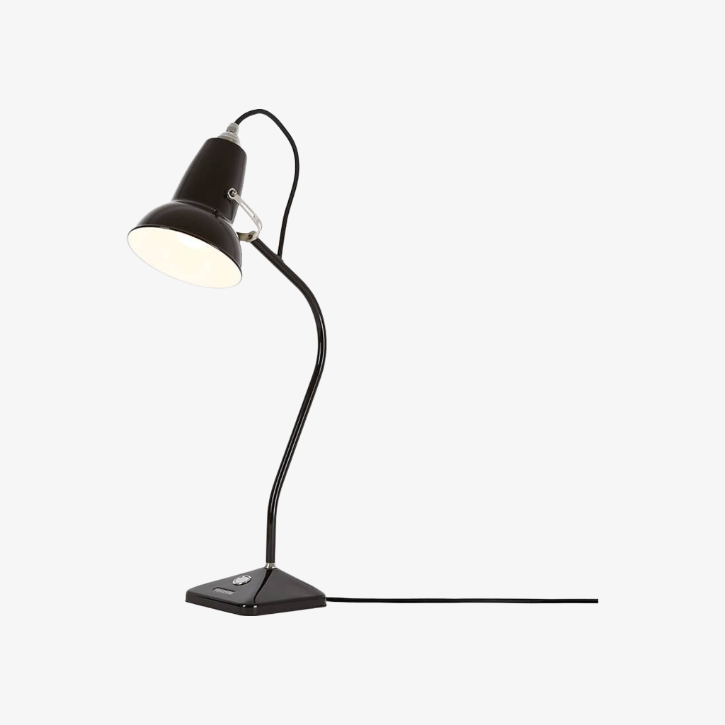 Modryx Pyramid Base Mini Table Lamp - Vintage Metal for Office T574