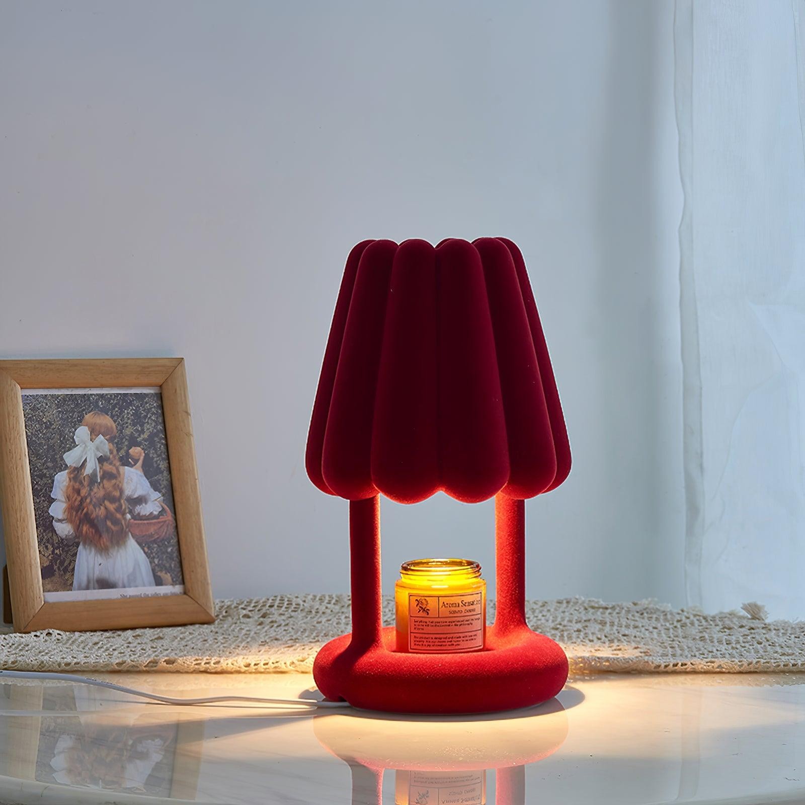 Ice Cream Flocked Resin Table Lamp M463