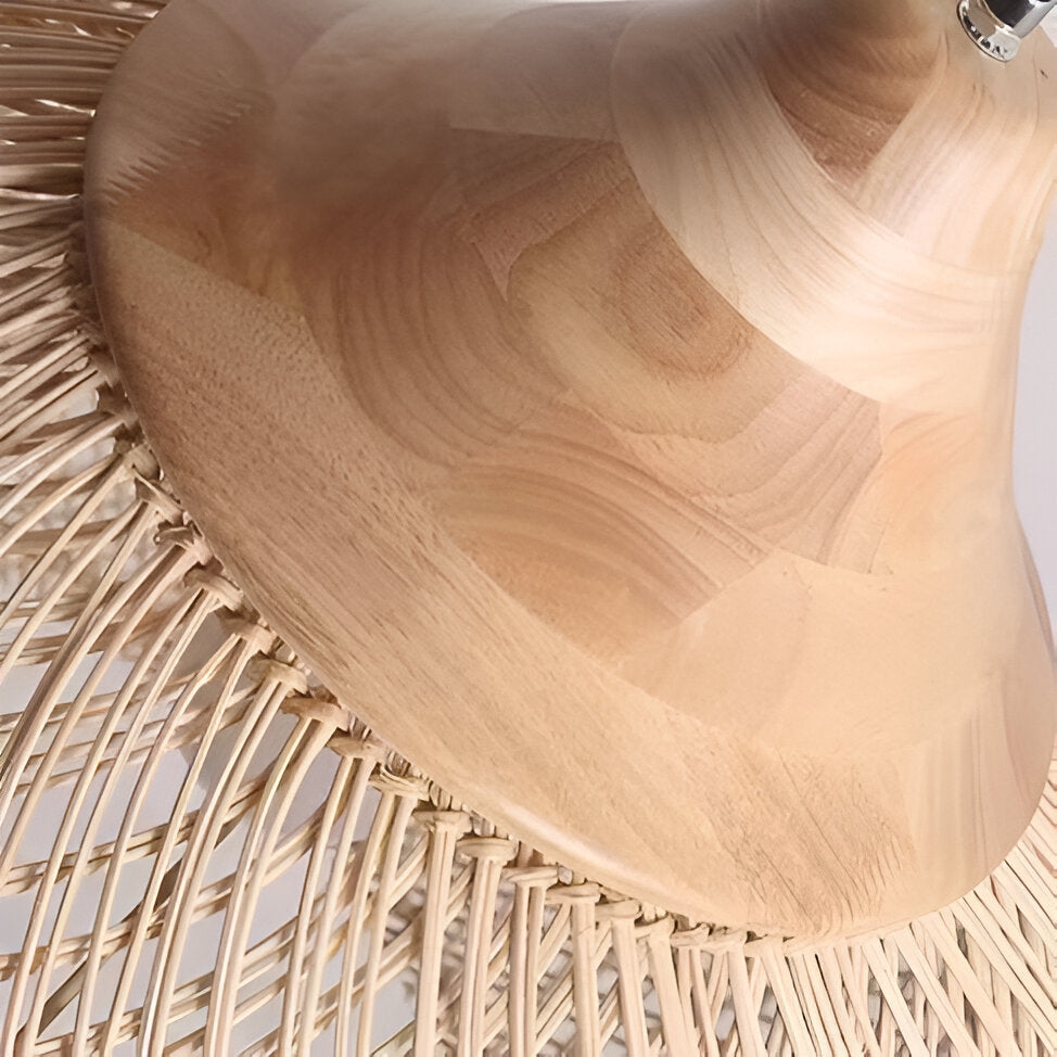 Retro Bohemian Rattan Pendant Light T2060
