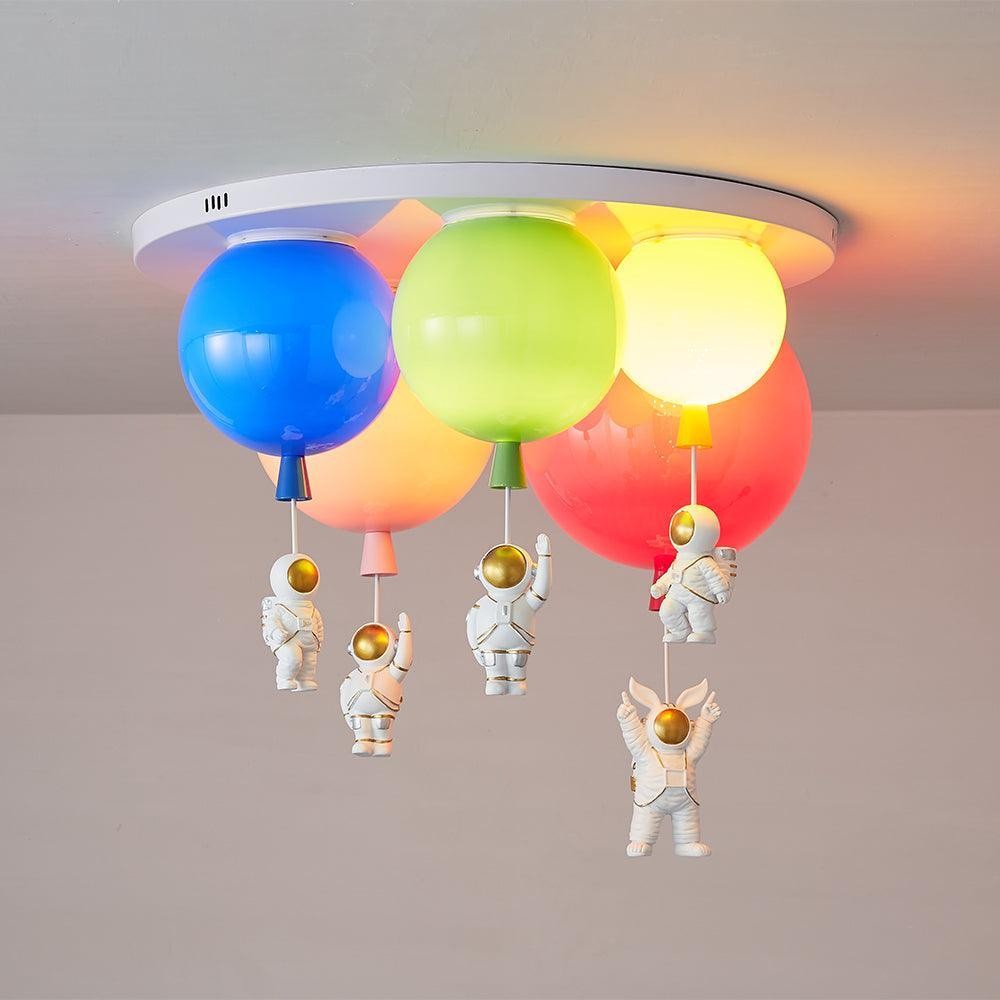 Astronaut Glossy Balloon Ceiling Lamp M390