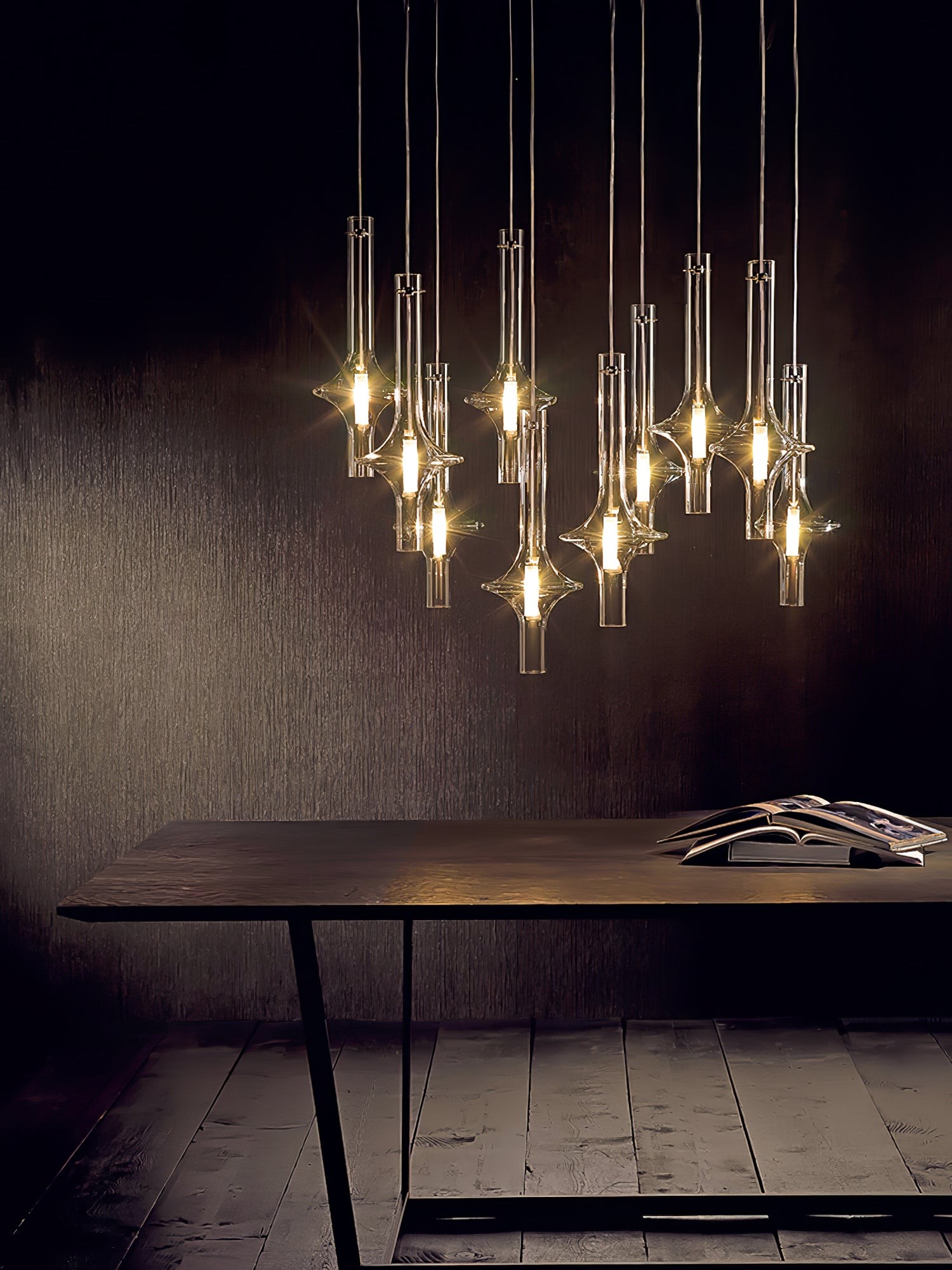 Modern Creative Glass Tube Pendant Lamp M02