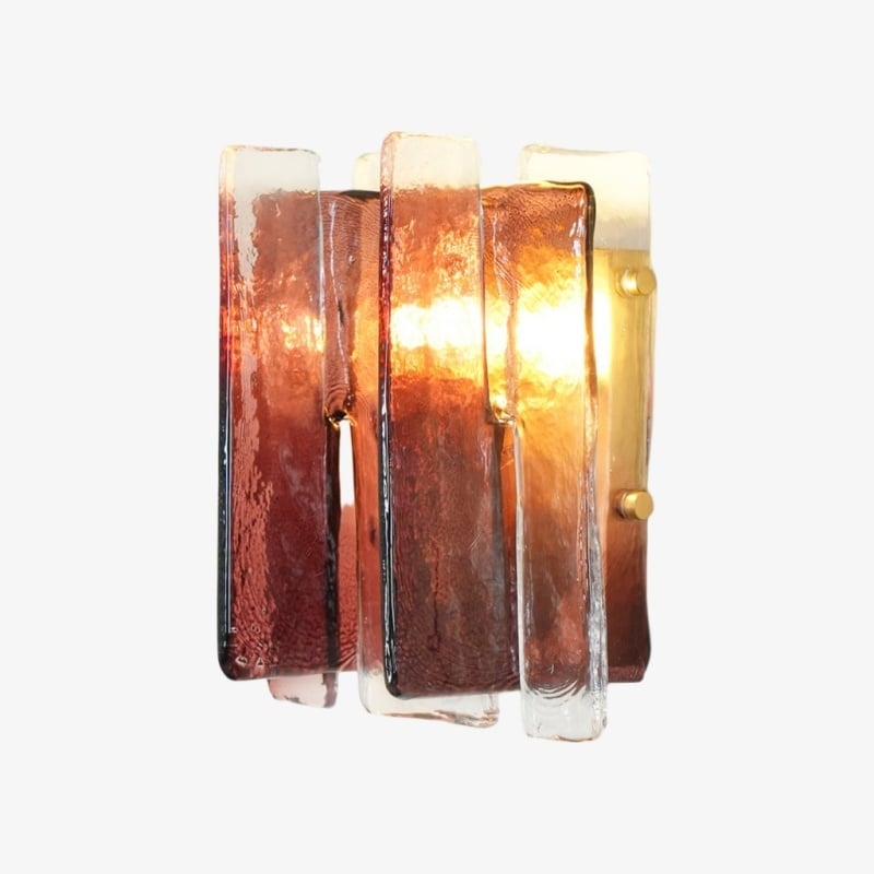 Lumiridge Wall Lamp - Modern Metal and Glass for Bedroom T572