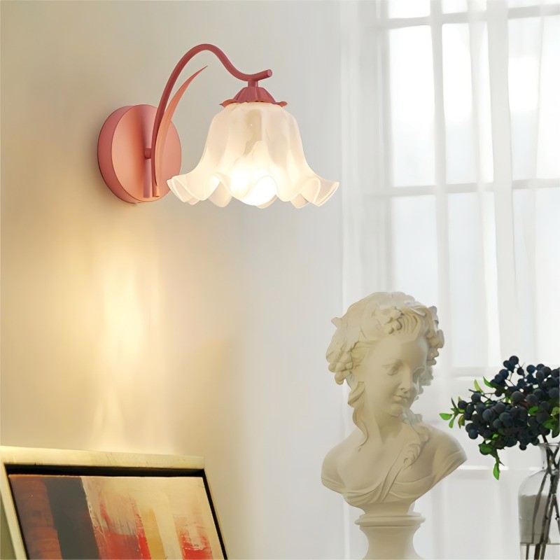 Lily of the Valley French Country Style Wall Lamp