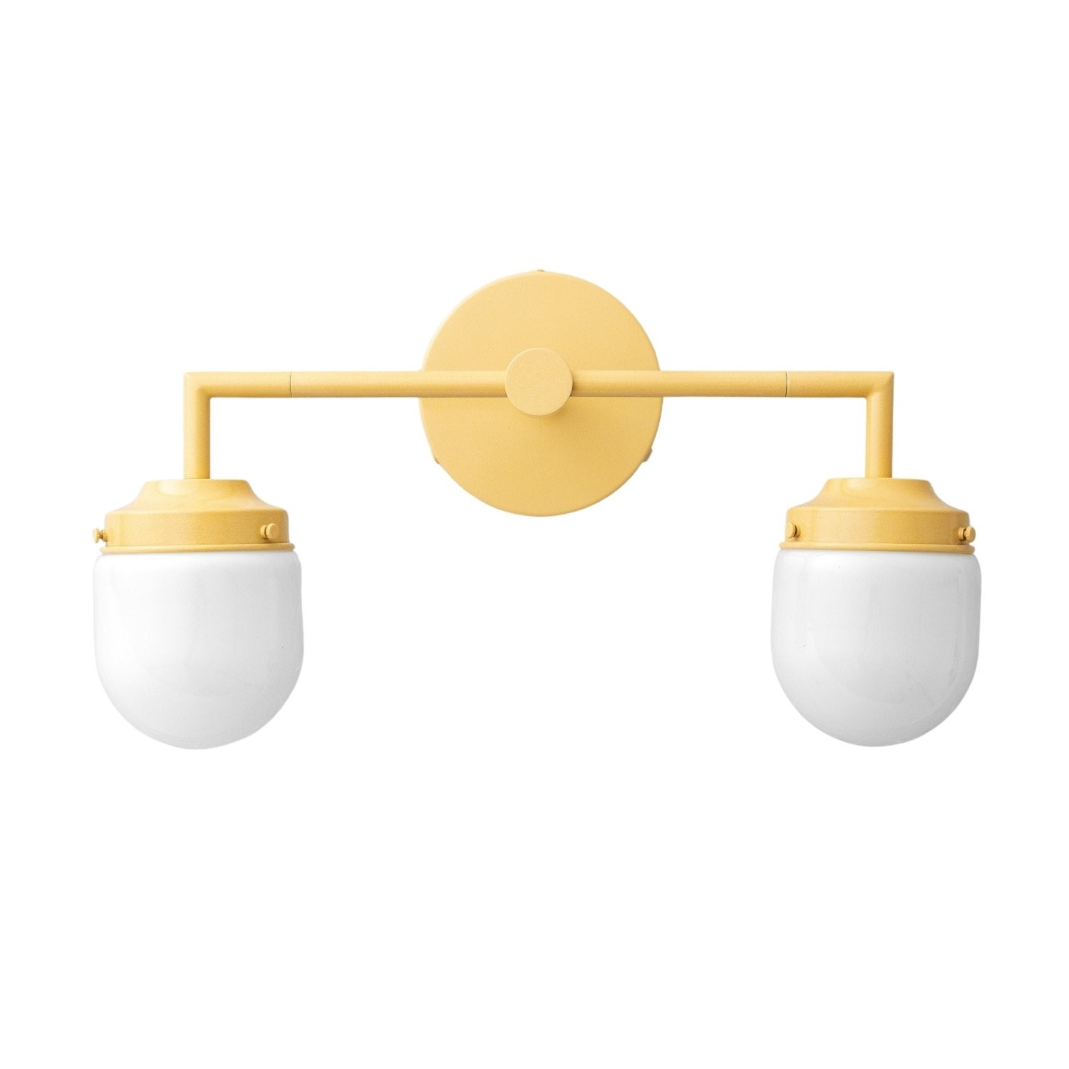 Opalume Glass Double Vanity Light - Vintage Style Bathroom Double Wall Lighting T303