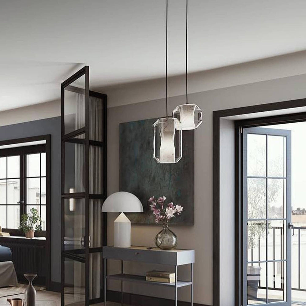 Glass Alabaster Pendant Lamp T1668