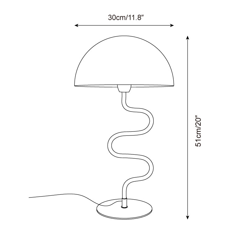 Tuija Twist Table Lamp T1305