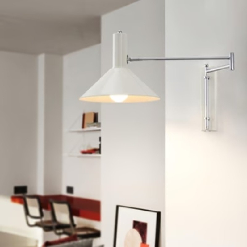 Classic Modern Swing Arm Adjustable Bedside Reading Wall Lamp M19
