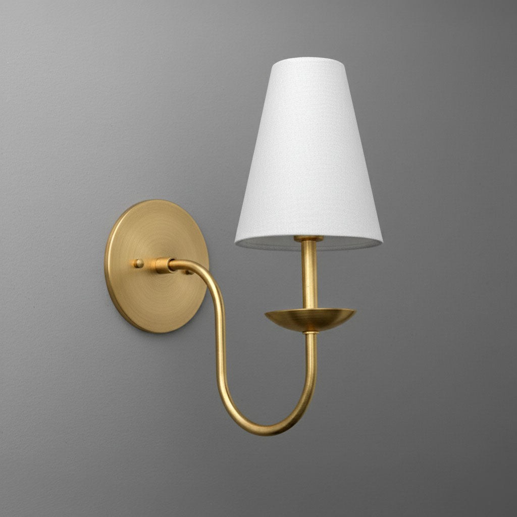 Curva Modern Geometric Wall Sconce – Ambient Lighting for Living Room T398