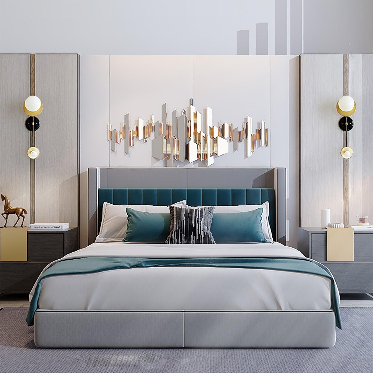 Simple Crystal Bubble Wall Light M477