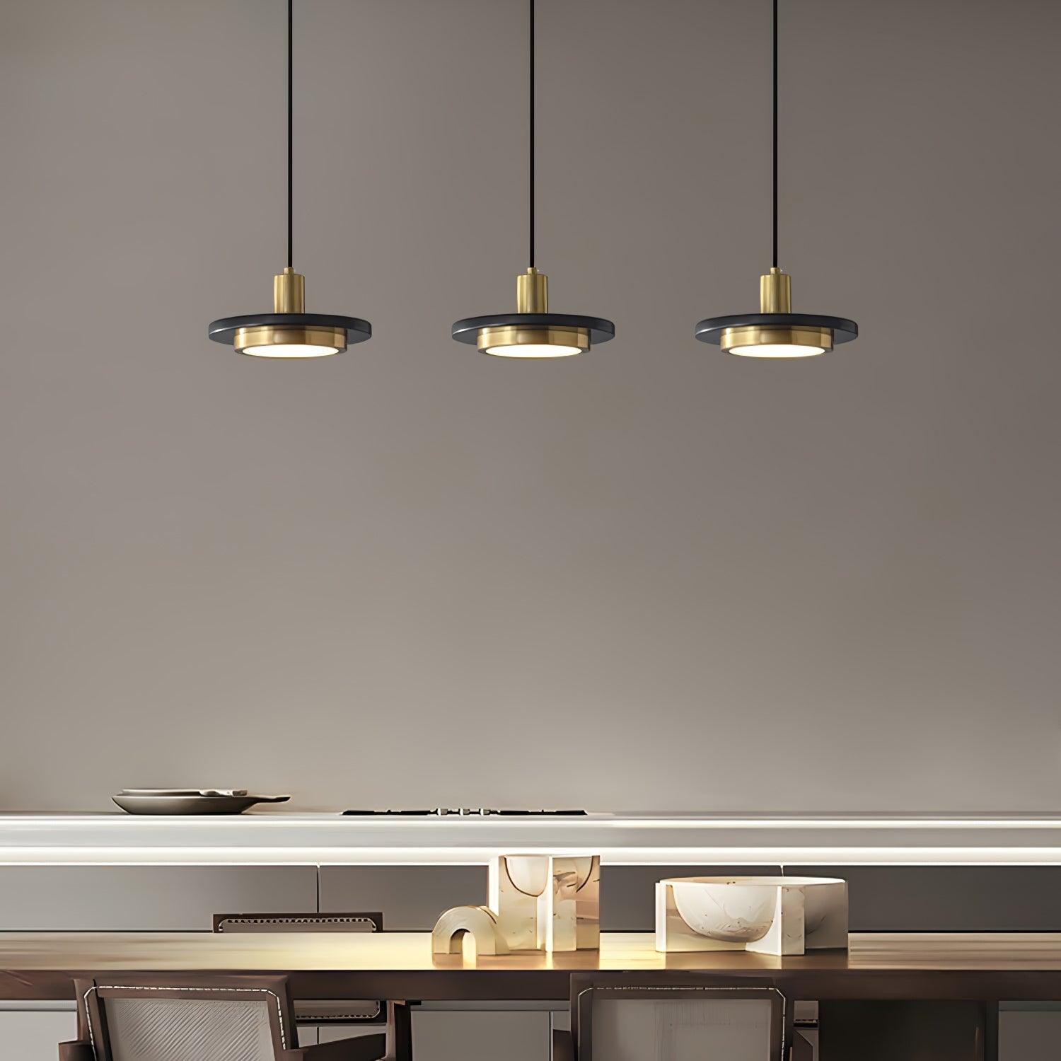 Double Circle Pendant Light M559