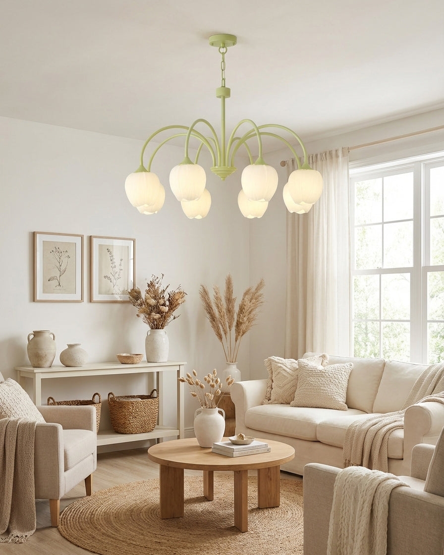 Tulip Matcha Chandelier T1588
