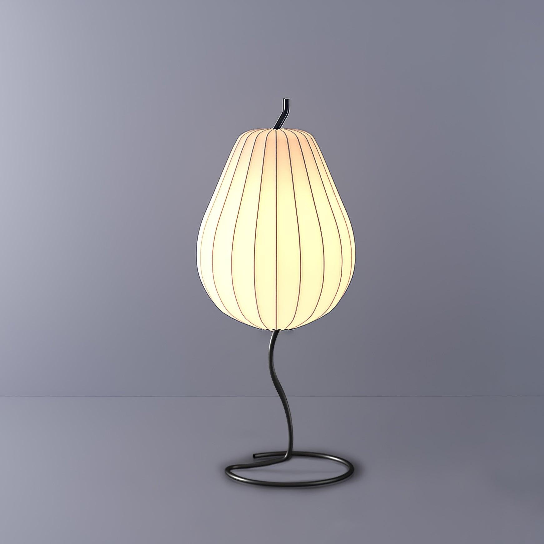 Pear-shaped Shite Floor Lamp Suitable For Living Room M519