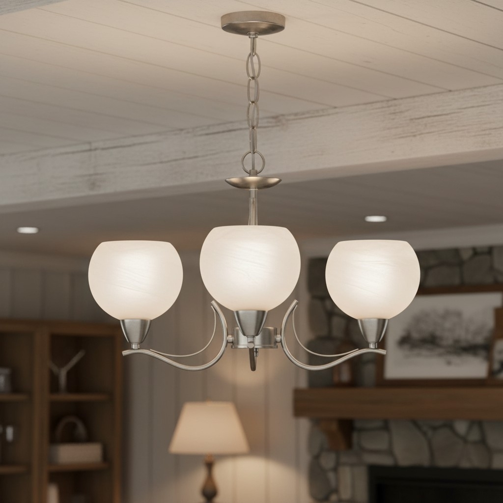 Armicora Multiple Lights Antique Chandelier - Elegant Metal Finish for Dining Rooms or Living Areas T940