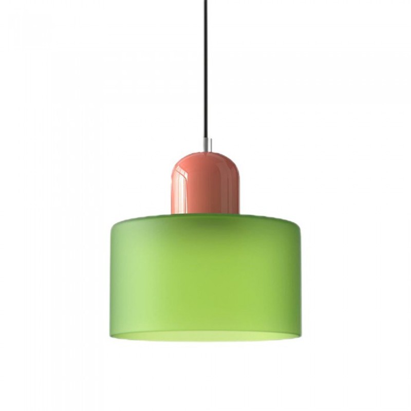 Nordic Morandi Cylinder Glass Pendant Light S66